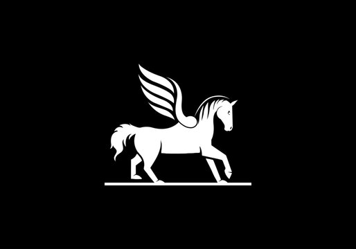 animals, flying Horse logo, horse logo, horse pegasus logo, horse pegasus shillhouette, horse shillhouette, horse vector, logo pegaus, pegasus logo, pegasus logo template, shillhouette vector animal