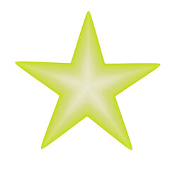 Obraz premium 3d golden star
