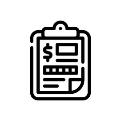 budget line icon