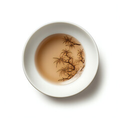 A tea cup with white background 