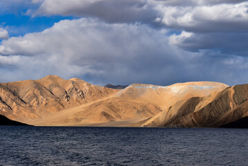 lake in the mountains Pangong Tso