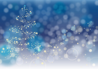 冬の背景ベクター素材