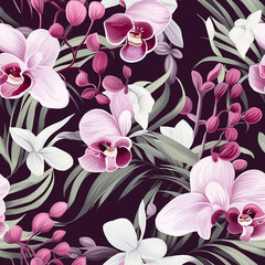 Orchid Dreams Unveiled Seamless Beauty