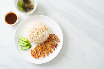 Grilled Chicken with Steamed Rice