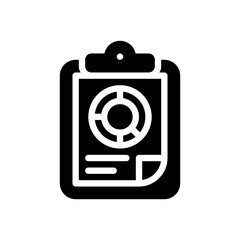 clipboard glyph icon