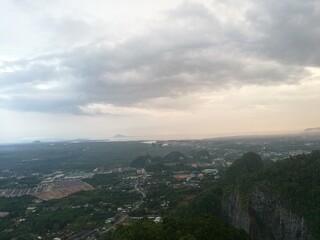 The temple of the Tiger Cave in Krabi is a very steep staircase with 1,237 steps.