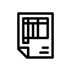 invoice line icon