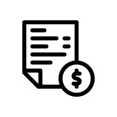 tax line icon