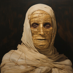 Portrait of a mummy.
