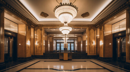 Elegant Interior Design for a Modern Lobby