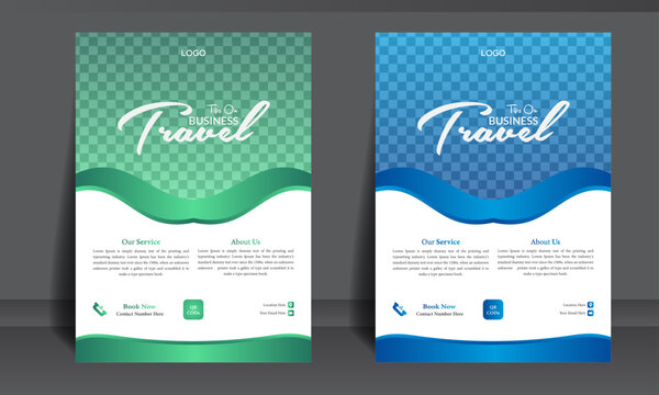Tips on business travel, business Flyer design for your travel business