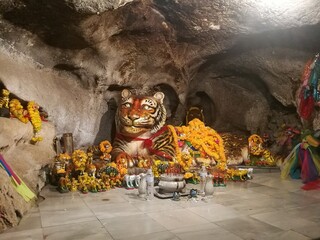 The temple of the Tiger Cave in Krabi is a very steep staircase with 1,237 steps.