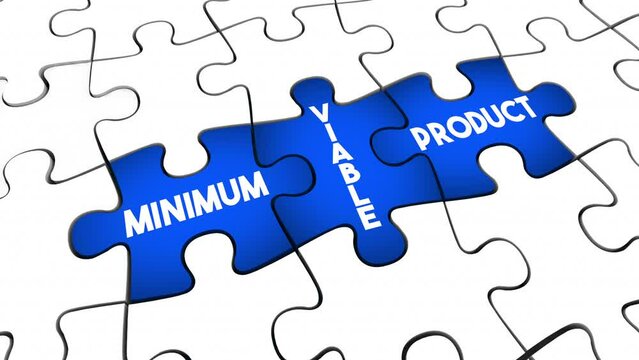 Minimum Viable Product Puzzle Solution Early Release Launch 3d Animation