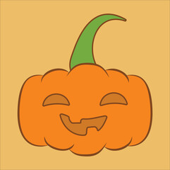 pumpkin vector formats. suitable for sticker, mug, t-shirt. etc. Eps 10