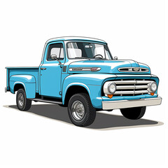 Pickup Truck Nostalgia Vintage Majesty