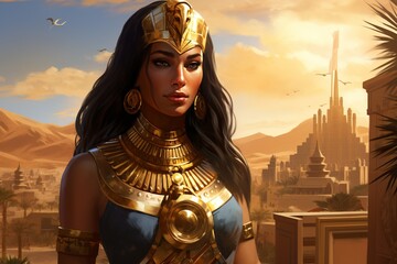 beautiful ancient egypt queen