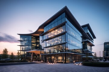 Obraz premium Modern office building exterior