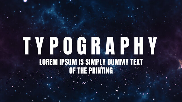 Minimal Animated Typography