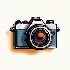 minimalistic film camera icon