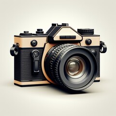 minimalistic camera icon flat design