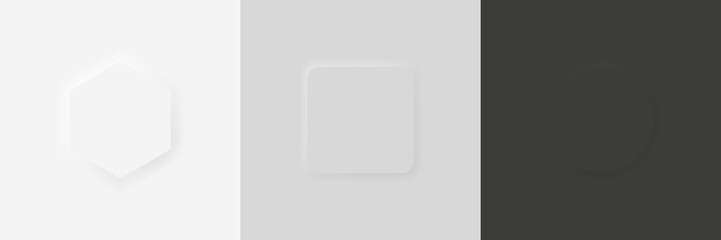 Set of 3d frames collection. Vector illustration. 3d frame icon set.