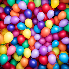 Fototapeta na wymiar background of multicolored balloons