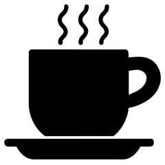 A steaming cup of hot chocolate 