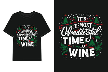 Vector typography Santa t shirt design, merry christmas Graphic t shirt design Template.