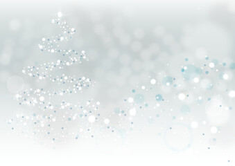 冬の背景ベクター素材