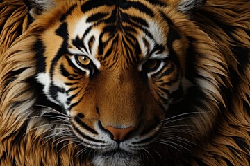 Fototapeta premium close-up of the tiger eye