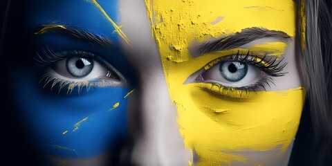 the eyes of a Ukrainian woman, the concept of war in Ukraine