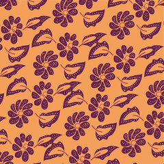 Indonesian Batik Traditional Pattern Vector