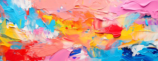 ABSTRACT ROUGH COLORFUL MULTI COLORED ART PAINTING, OIL BRUSHSTROKE, KNIFE PAINT ON CANVAS. legal AI
