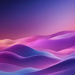 Poster Im Rahmen Abstract background with a gradient of blue and purple hues, creating a serene and calming atmosphere © aeed