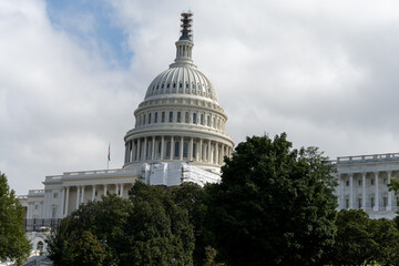 Obraz premium The United States Capitol is the official seat of the two branches of the United States Congress, the federal parliament