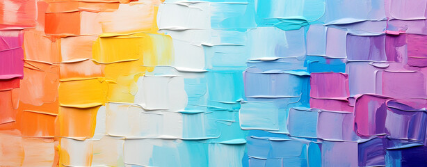 ABSTRACT ROUGH COLORFUL MULTI COLORED ART PAINTING, OIL BRUSHSTROKE, KNIFE PAINT ON CANVAS