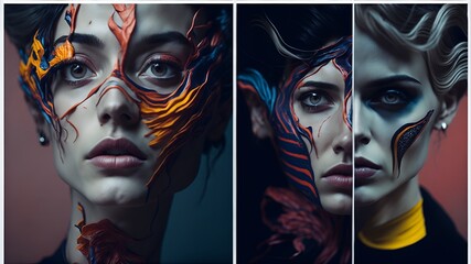 Using advanced AI techniques, ordinary photographs are skillfully transformed into breathtaking abstract works of art that redefine the original images. These awe-inspiring creations 