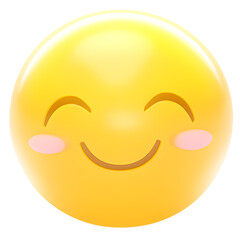 Fototapeta premium 3D Smile Face Happy Face Emoji