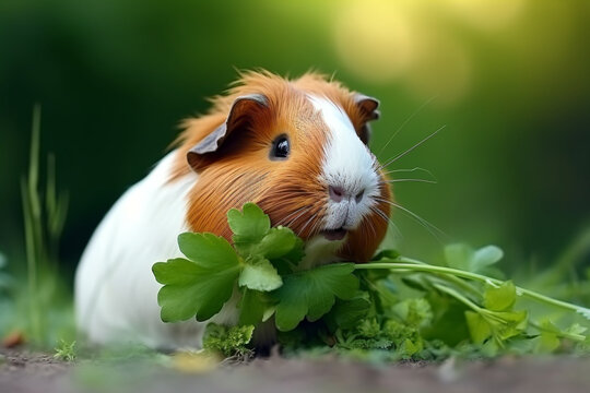 Guinea Pig Eating