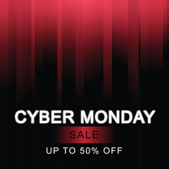 Cyber monday background.