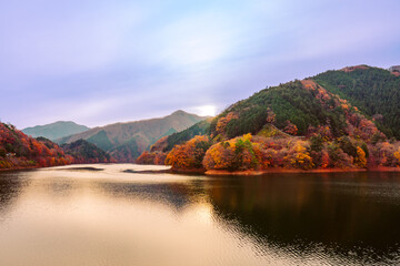 奥多摩湖の秋風景2022