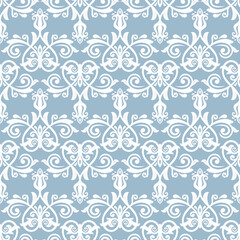 Orient vector classic pattern. Seamless abstract background with vintage elements. Orient pattern. Ornament barogue wallpaper