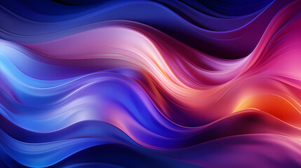 Fototapeta premium abstract blue purple background with waves