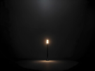 Lightning in the night , dark background. AI