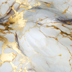 Obraz premium Black and gold background from marble white stone texture for design 