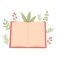 floral book illustration 