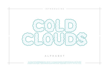 Abstract Fashion font alphabet. Minimal modern urban fonts. vector illustration.