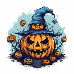 Ethereal Pumpkin Illustration