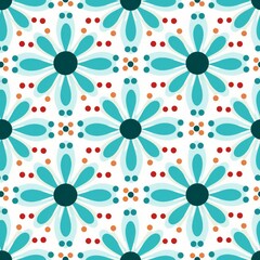 Polka Dot Kaleidoscope Pattern