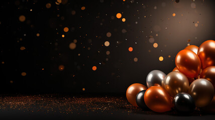 Abstract background for new years eve online promotion